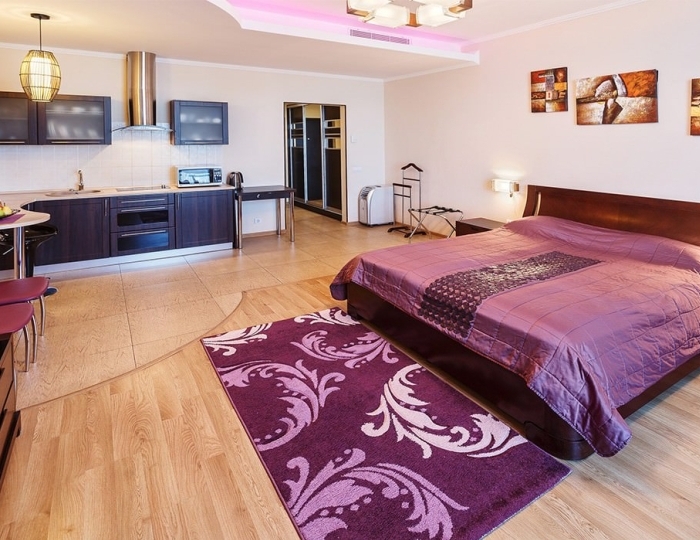 Апартаменты-студио, вид на море (корп. «Аквамарин апартаменты») - Курортный комплекс «Аквамарин»