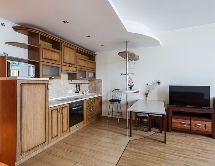 Апартаменты-студио, вид на море (корп. «Аквамарин апартаменты») - Курортный комплекс «Аквамарин»