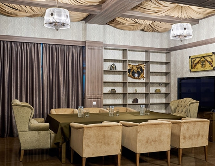 VIP комната переговоров в AQUA food club - Курортный комплекс «Аквамарин»